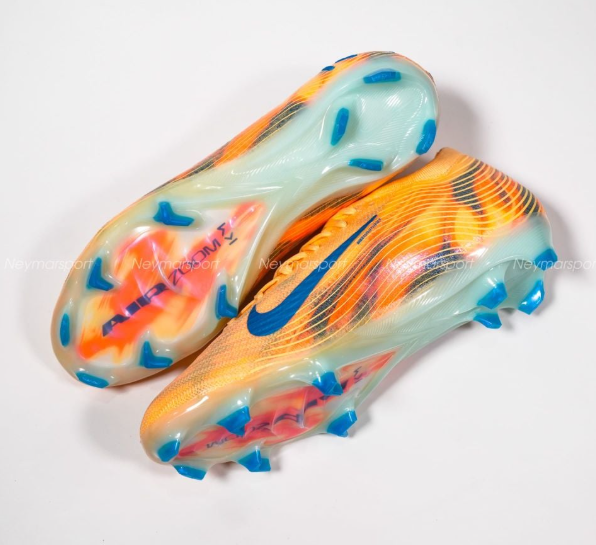 Nike Air Zoom Mercurial Vapor 16 Elite FG Mbappé Personal Edition - Melon Tint/Neo Turquoise/Igloo FQ8683-801