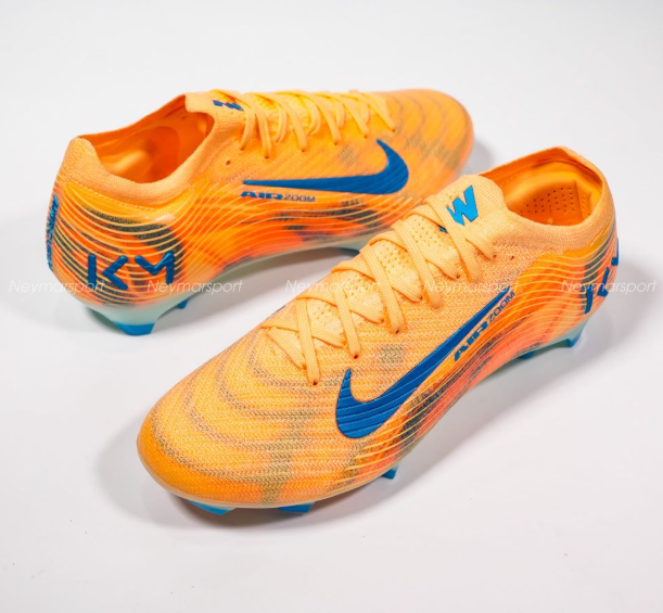 Nike Air Zoom Mercurial Vapor 16 Elite FG Mbappé Personal Edition - Melon Tint/Neo Turquoise/Igloo FQ8683-801